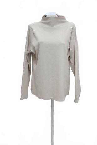 Damen -T-ShirtF&Fohne Aufdruck,farbebeige,größe48