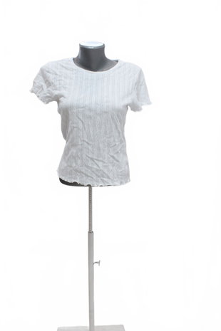 Damen -T-ShirtOnlyohne Aufdruck,farbeweiss,größeM