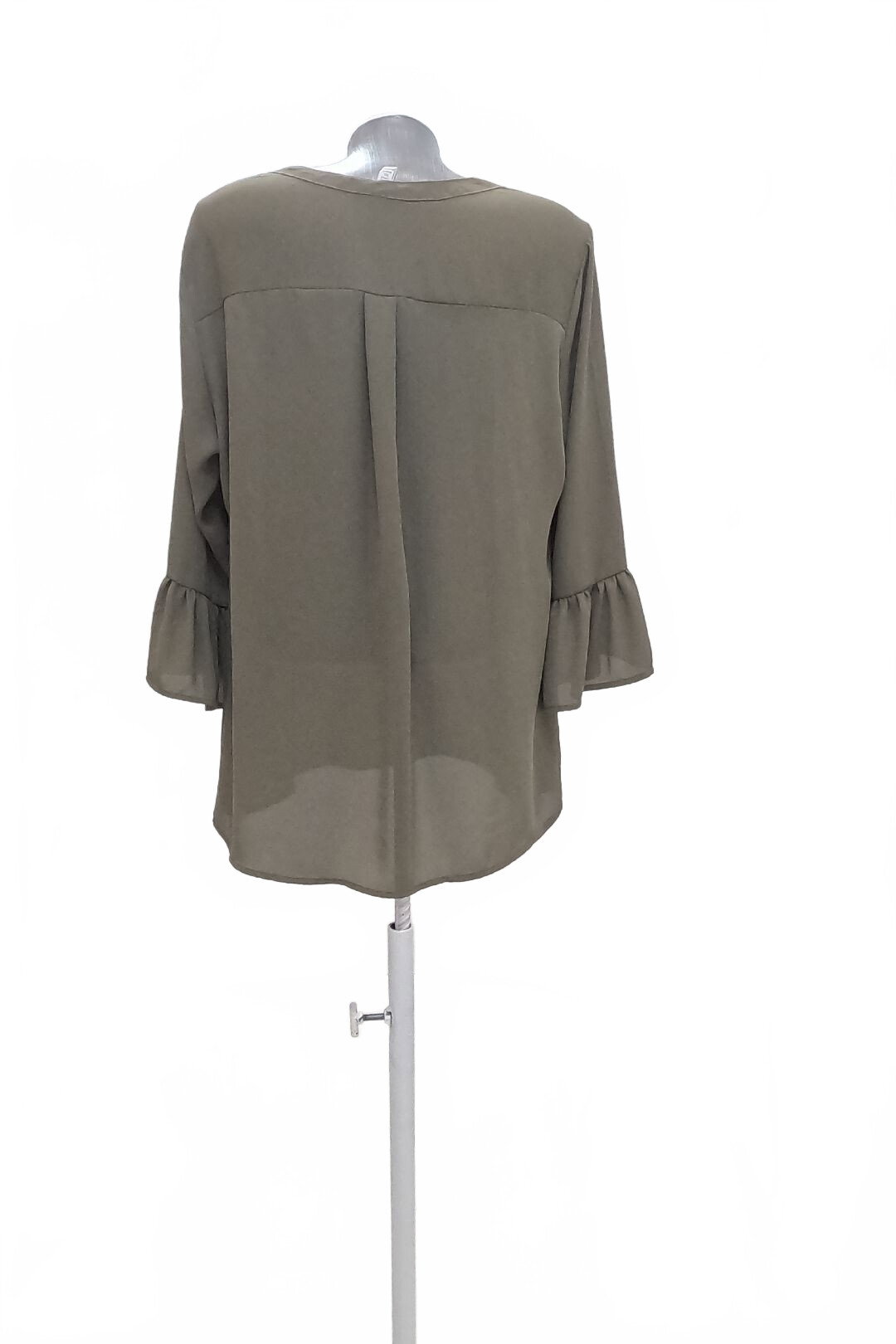 Damen -T-ShirtAmisuohne Aufdruck,farbekhaki,größeXL