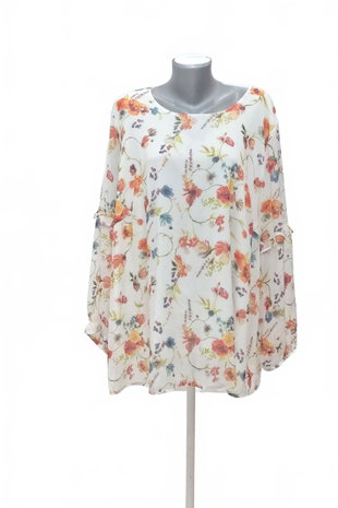 Damen bluse : Brand,Farbegeblümt,größe: size