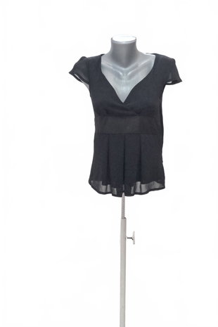 Damen -T-ShirtH&Mohne Aufdruck,farbeschwarz,größe36