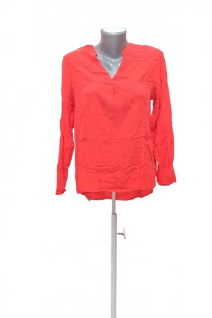 Damen -T-ShirtAmisuohne Aufdruck,farberot,größeS