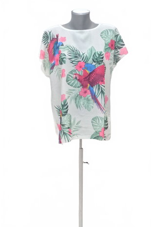 Damen -T-ShirtJaninaohne Aufdruck,farbemehrfarbig,größe42