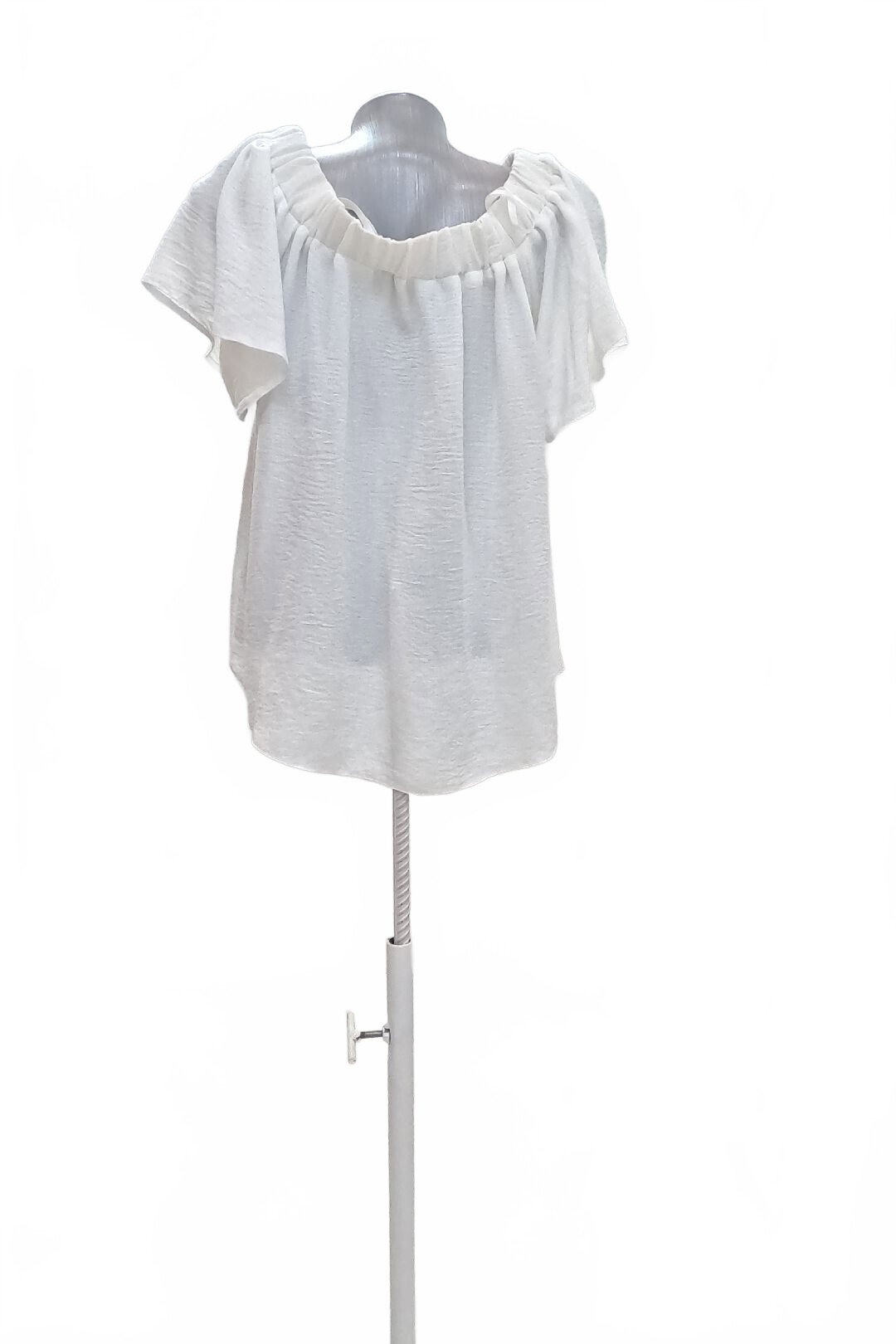 Damen -T-ShirtF&Fohne Aufdruck,farbeweiss,größe38