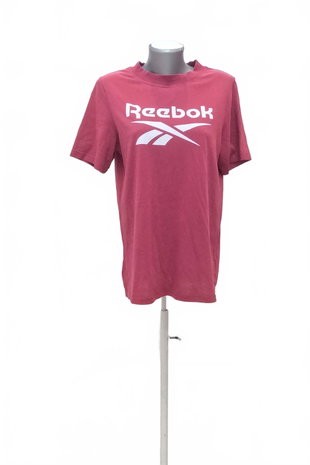 Damen -T-ShirtReebokmit Aufdruck,farbebordo,größeL