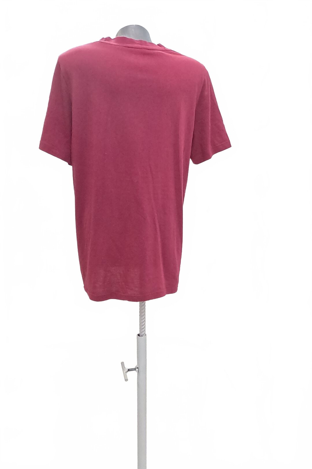 Damen -T-ShirtReebokmit Aufdruck,farbebordo,größeL