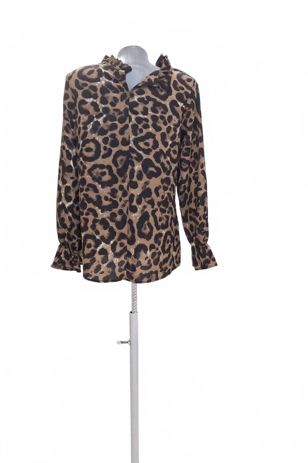 Damen -T-ShirtSheinohne Aufdruck,farbeanimal-print,größe36