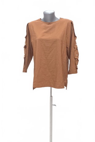 Damen -T-ShirtGenesisohne Aufdruck,farbebraun,größeL