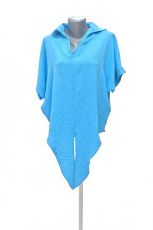 Damen -T-ShirtNew Collectionohne Aufdruck,farbeblau,größeM