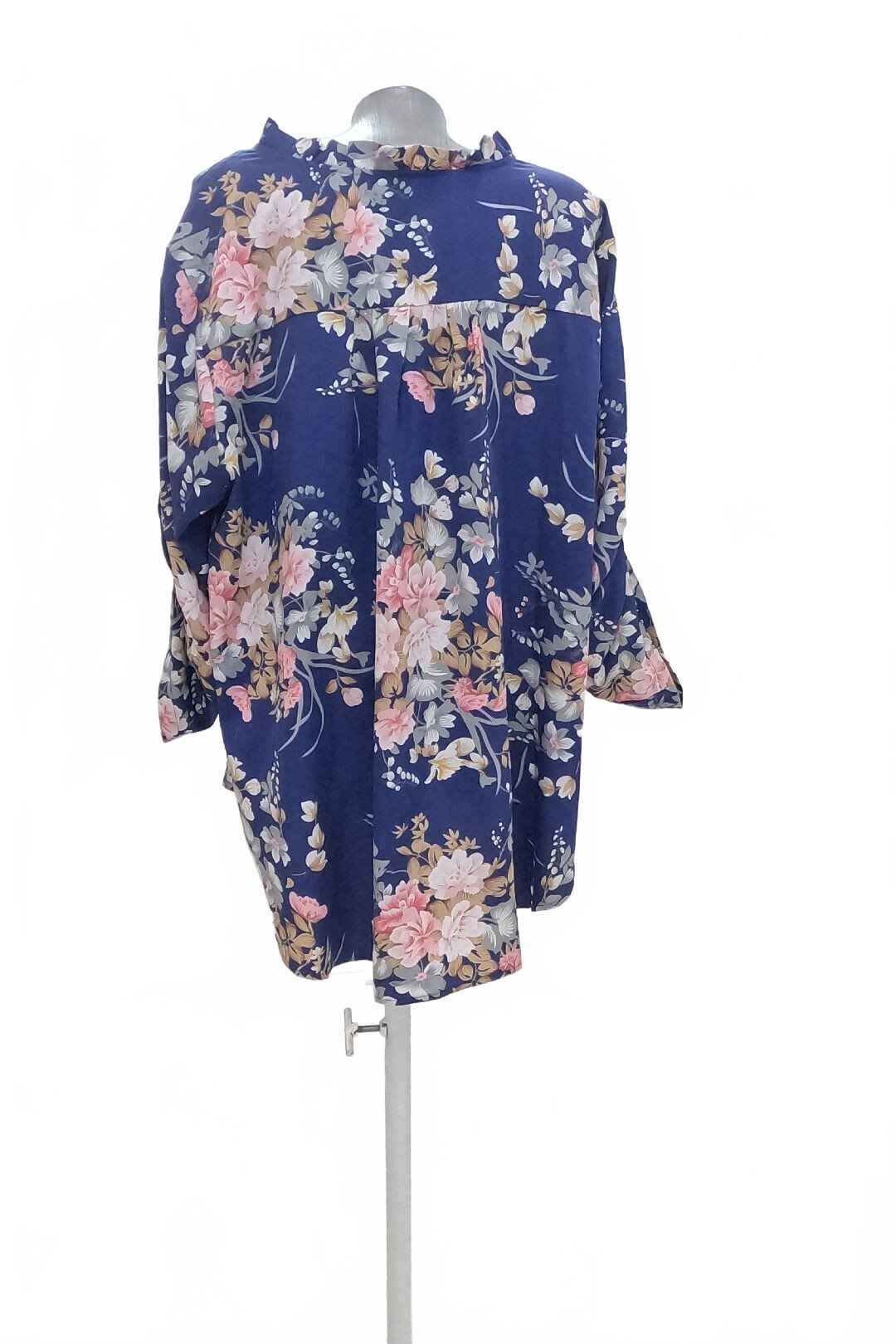 Damen -T-ShirtGenesisohne Aufdruck,farbegeblümt,größe2XL