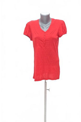 Damen -T-ShirtGenesisohne Aufdruck,farberot,größeL