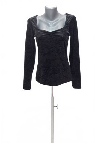 Damen -T-ShirtGenesisohne Aufdruck,farbeschwarz,größeS