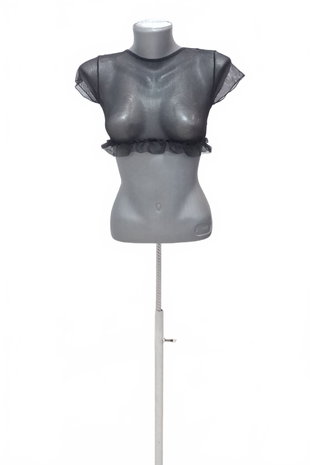 Damen -T-ShirtGenesisohne Aufdruck,farbeschwarz,größeS