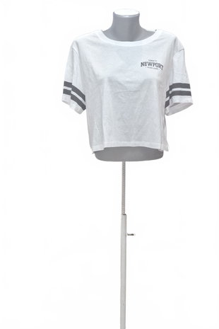 Damen -T-ShirtTerranovaohne Aufdruck,farbeweiss,größeL