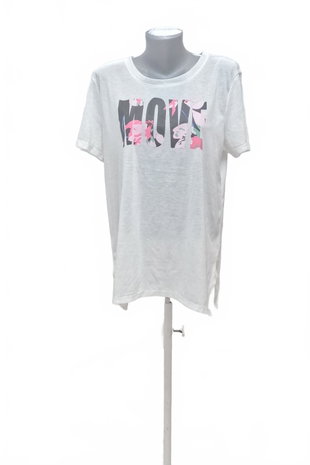 Damen -T-ShirtCranemit Aufdruck,farbeweiss,größe44