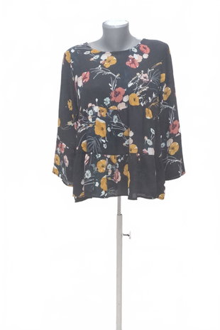 Damen -T-ShirtGenesisohne Aufdruck,farbegeblümt,größe38