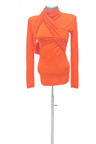 Damen -T-ShirtGenesisohne Aufdruck,farbeorange,größeS