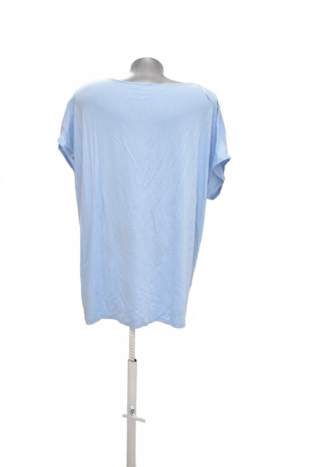 Damen -T-ShirtF&Fohne Aufdruck,farbeblau,größe46