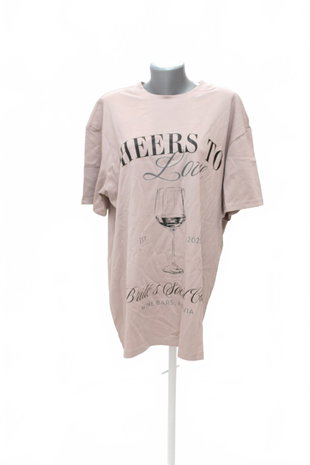 Damen -T-ShirtGenesismit Aufdruck,farberute,größeL