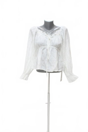 Damen -T-ShirtSheinohne Aufdruck,farbeweiss,größeM