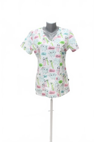 Damen -T-ShirtGenesisohne Aufdruck,farbegemustert,größeS