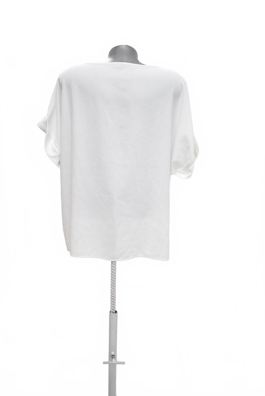 Damen -T-ShirtSheinohne Aufdruck,farbeweiss,größe44