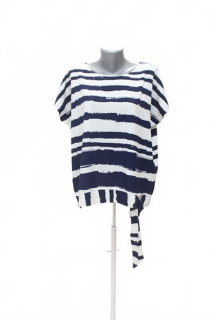 Damen -T-ShirtGenesisohne Aufdruck,farbegestreift,größe48