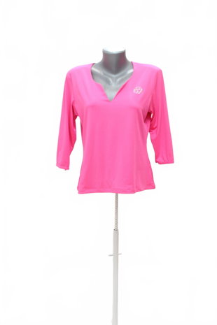 Damen -T-ShirtGenesismit Aufdruck,farberute,größeL