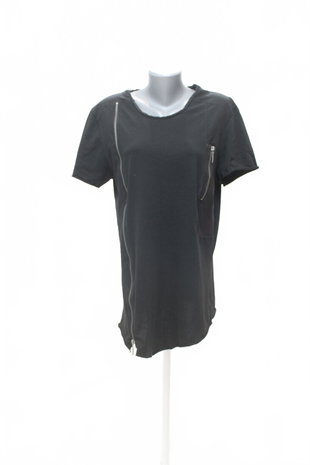 Damen -T-ShirtGenesisohne Aufdruck,farbeschwarz,größeXL
