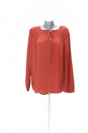 Damen -T-ShirtJaninaohne Aufdruck,farbebraun,größe48