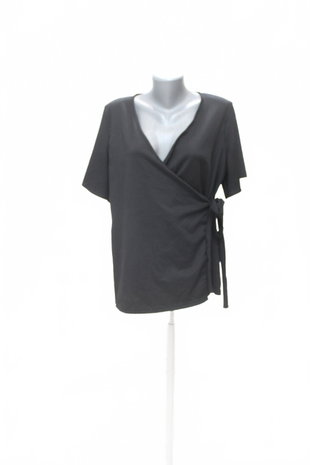 Damen -T-ShirtTrendyolohne Aufdruck,farbeschwarz,größeXL