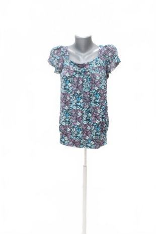 Damen -T-ShirtGenesisohne Aufdruck,farbegeblümt,größe42