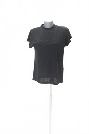 Damen -T-ShirtJaninaohne Aufdruck,farbeschwarz,größeM