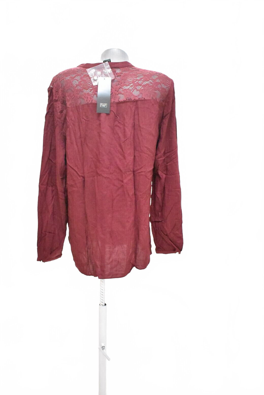 Damen -T-ShirtF&Fohne Aufdruck,farberot,größe44