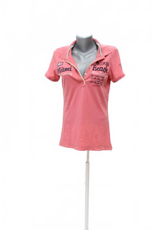 Damen -T-ShirtTom Tailormit Aufdruck,farberute,größeL