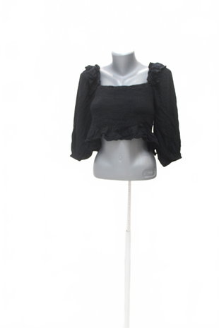 Damen -T-ShirtZaraohne Aufdruck,farbeschwarz,größeM