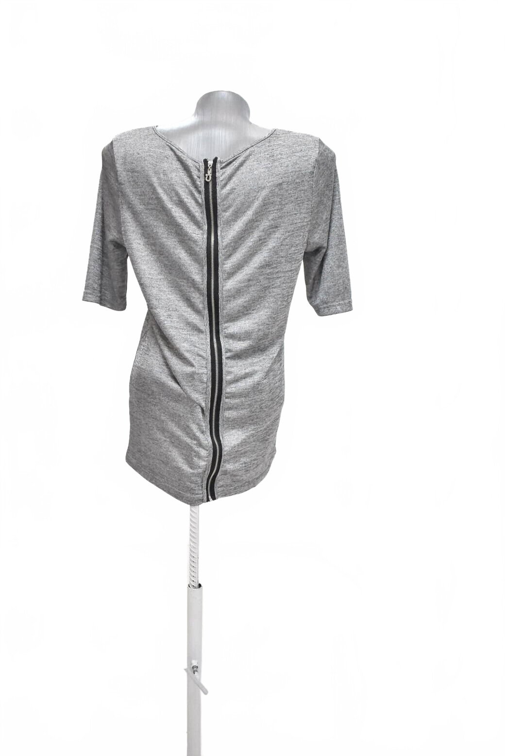 Damen -T-ShirtVero Modaohne Aufdruck,farbegrau,größeS