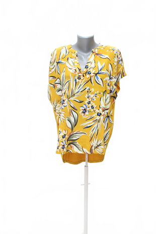 Damen -T-ShirtF&Fohne Aufdruck,farbegeblümt,größe44