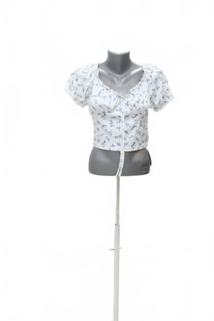 Damen -T-ShirtSheinohne Aufdruck,farbegeblümt,größe40