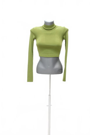 Damen -T-ShirtAmisuohne Aufdruck,farbekhaki,größe2XS