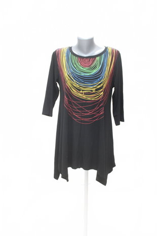 Damen -T-ShirtGenesisohne Aufdruck,farbegemustert,größe48