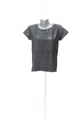 Damen -T-ShirtEsmaraohne Aufdruck,farbeschwarz,größe38