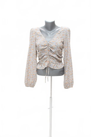 Damen -T-ShirtH&Mohne Aufdruck,farbeanimal-print,größeS
