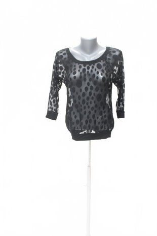 Damen -T-ShirtForever 21ohne Aufdruck,farbeschwarz,größeS