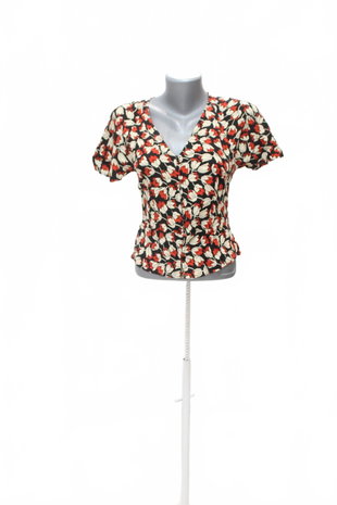 Damen bluse : Brand,Farbegeblümt,größe: size