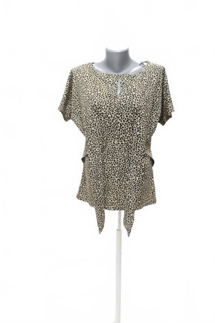 Damen -T-ShirtBelovedohne Aufdruck,farbeanimal-print,größeM