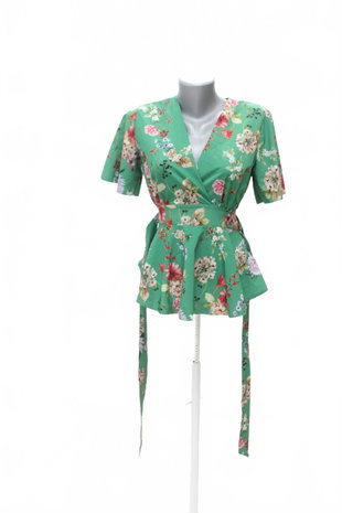 Damen -T-ShirtNew Collectionohne Aufdruck,farbegeblümt,größeS