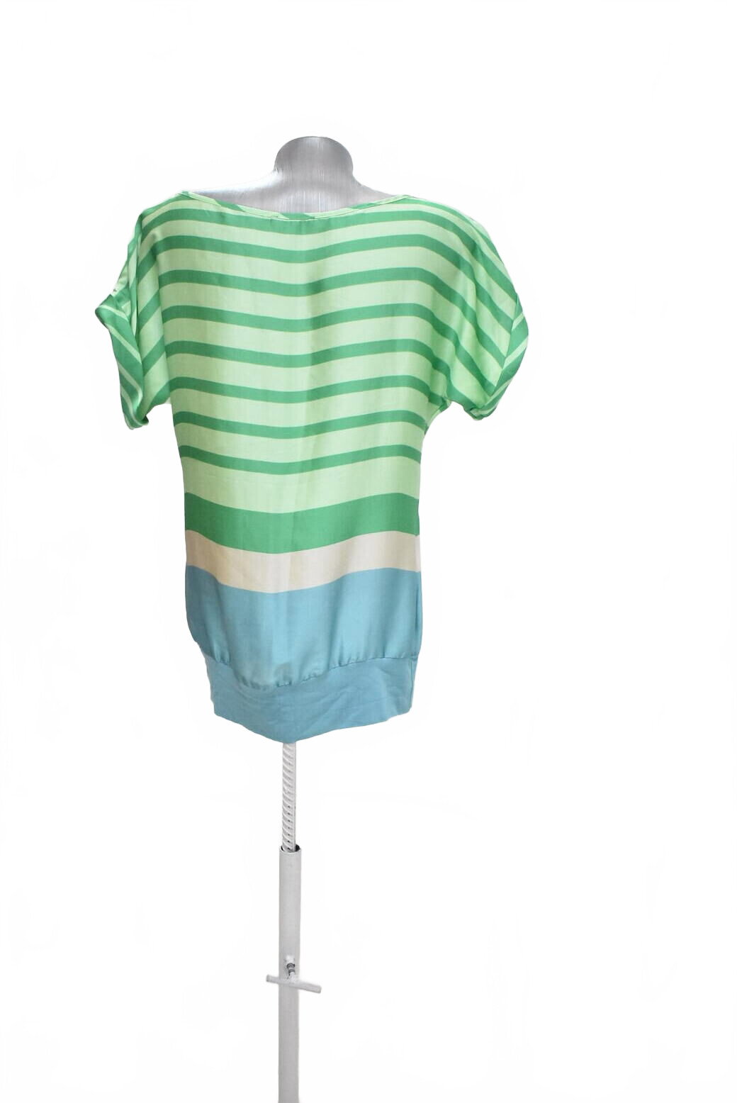 Damen -T-ShirtGenesisohne Aufdruck,farbegestreift,größeL