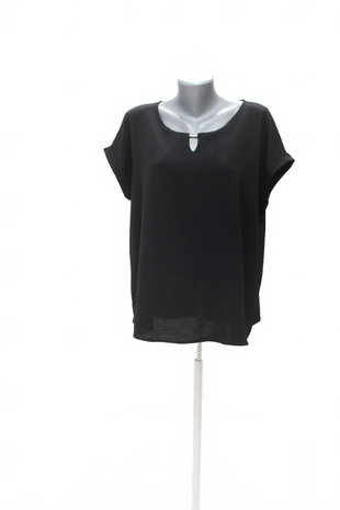 Damen -T-ShirtGenesisohne Aufdruck,farbeschwarz,größe48