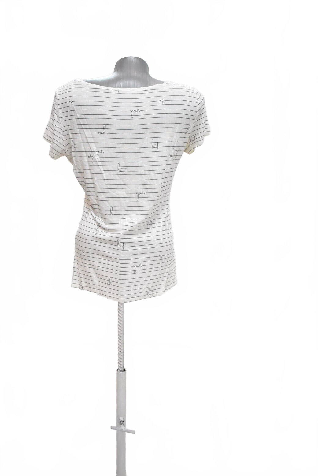Damen -T-ShirtOrsaymit Aufdruck,farbegestreift,größeS